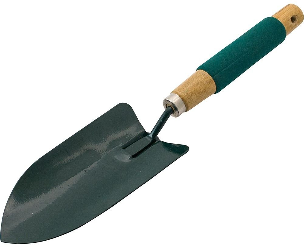 Wooden Handle Hand Trowel Garden Tool with foam handle