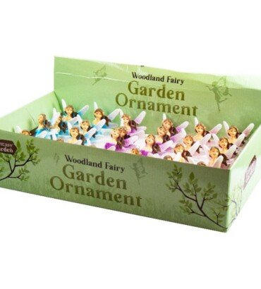 Elegant Fairy Garden Ornament CDU Assorted Colours