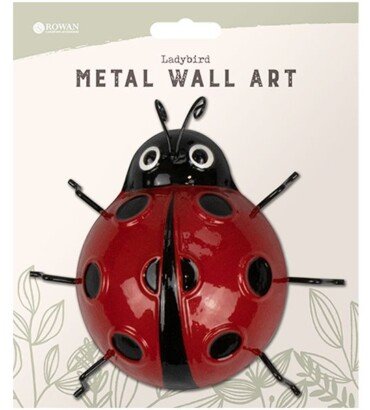 Rowan Ladybird Metal Wall Decoration 18cm X 15cm