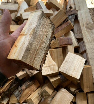 Smoking BBQ Wood Chunks - Cherry (5)